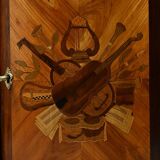 Small living room piece in precious wood marquetry, Louis XVI style – mid-19th century.