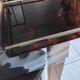 Vintage maison mercier tray in tortoiseshell lucite