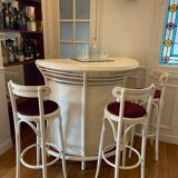 Art deco bar and stools