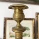 Bougeoir ancien en laiton 28 cm
