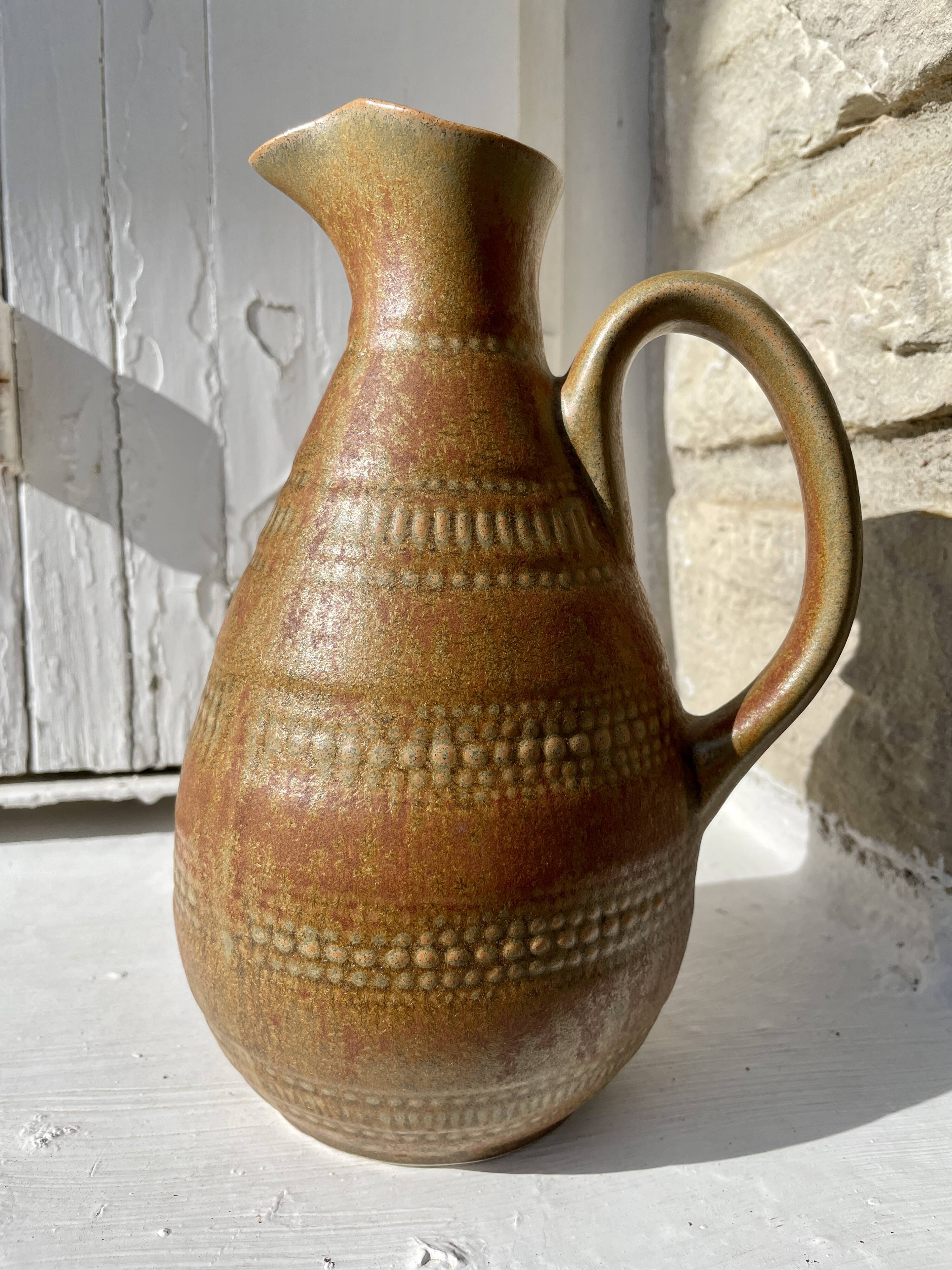 Vintage Digoin ceramic jug