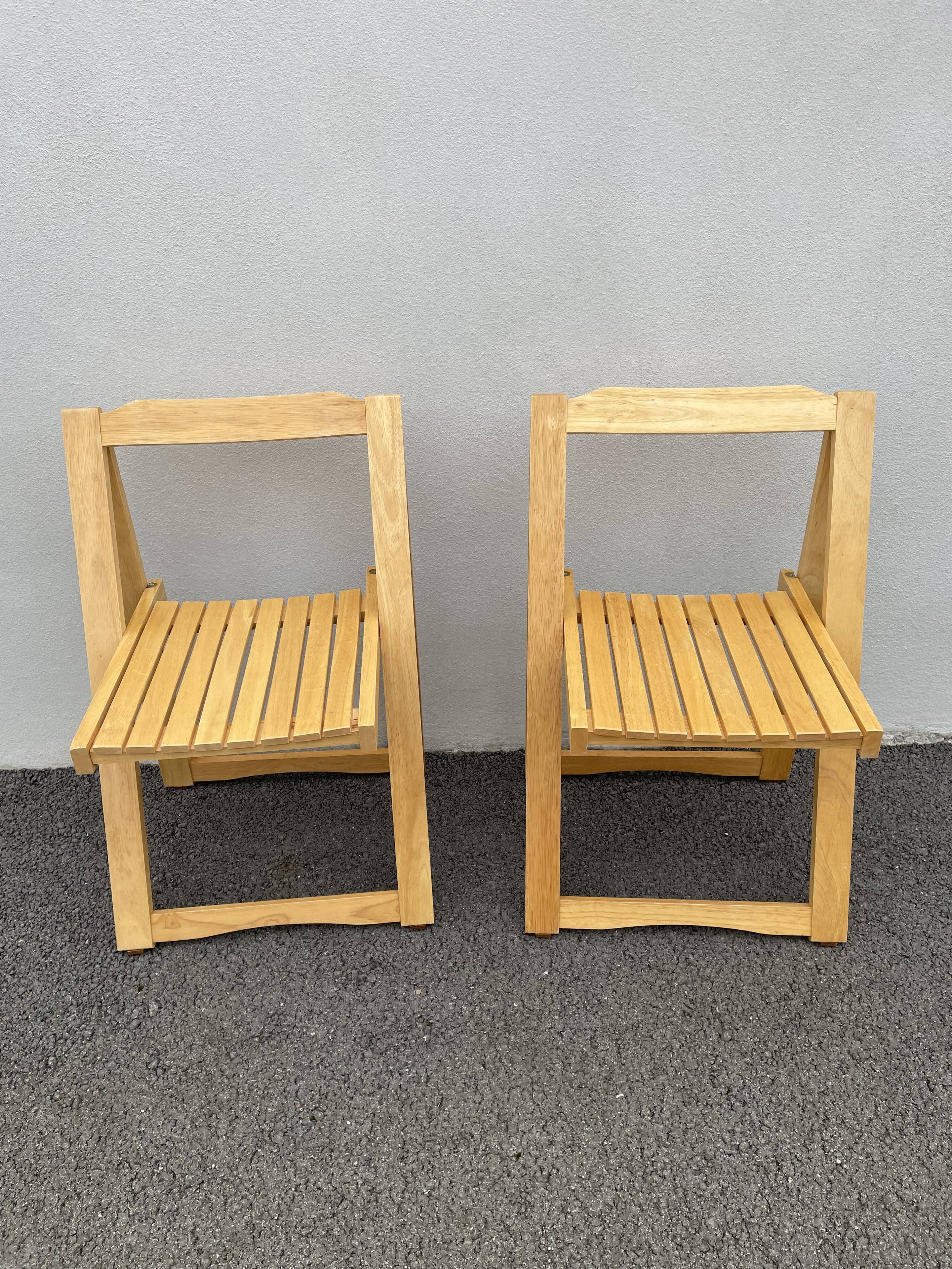 Vintage folding chairs