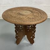 Anglo-Indian carved side table