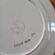 Set of 4 hand-decorated MBFA dessert plates
