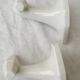 Pair of porcelain hooks