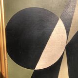 Large painting on panel