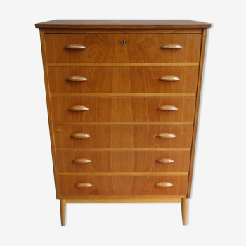 Teak chest of drawers 1960s Denmark