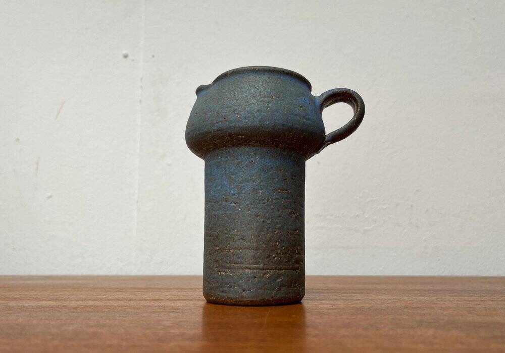Studio pottery vase by Theodor Bogler for Maria Laach, mid-century German, 1960s.