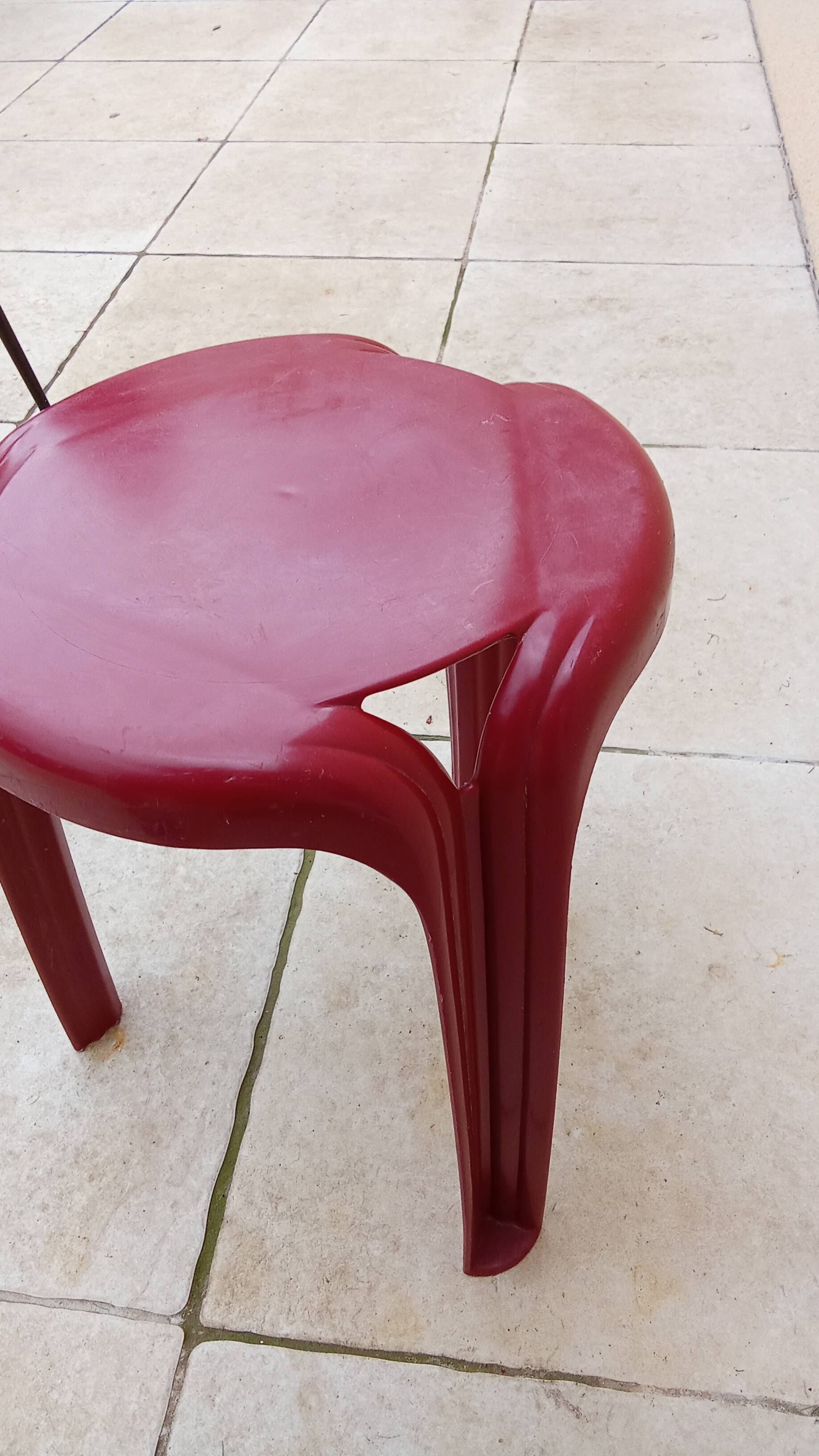 Stamp stool by henry massonnet vintage