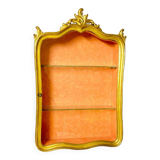 Vitrine murale de style Louis XV Rocaille Bois doré