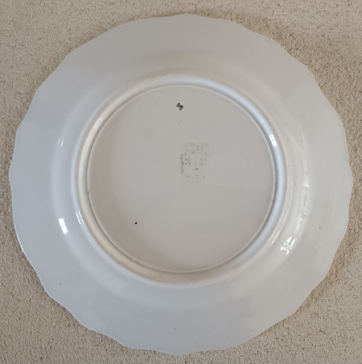 3 assiettes Les mois Janvier Février Saint Amand