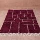 Tapis marocain de oued zam artisanale traditionnelle taille 150x250 cm