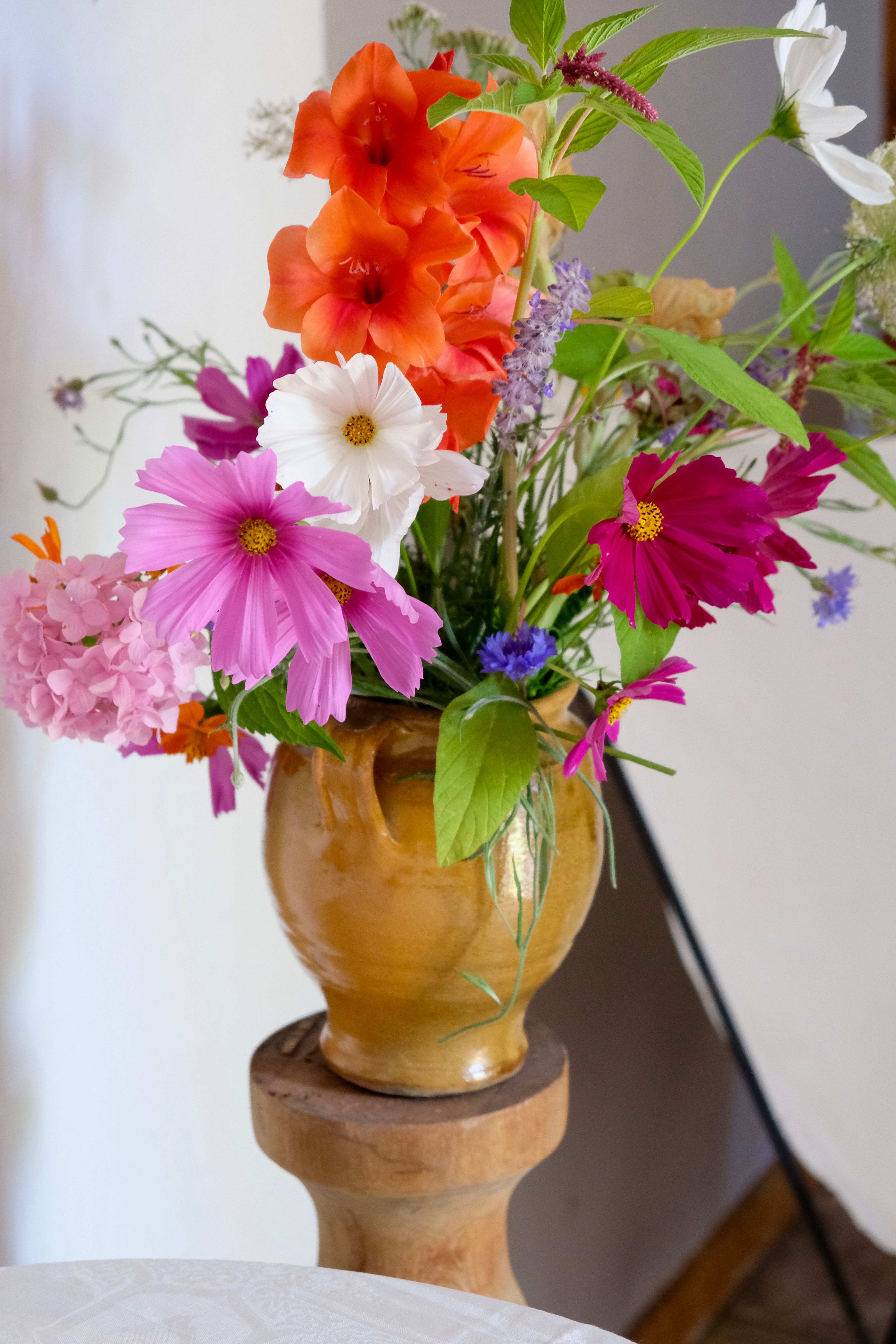 Glazed terracotta grease pot / jar