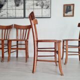 4 bistro chairs, 1940s