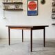 Table en teck extensible, Danemark 1960s/1970s, VNTG, Mid-C Modern