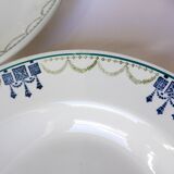 3 vintage soup plates from St Amand 220645