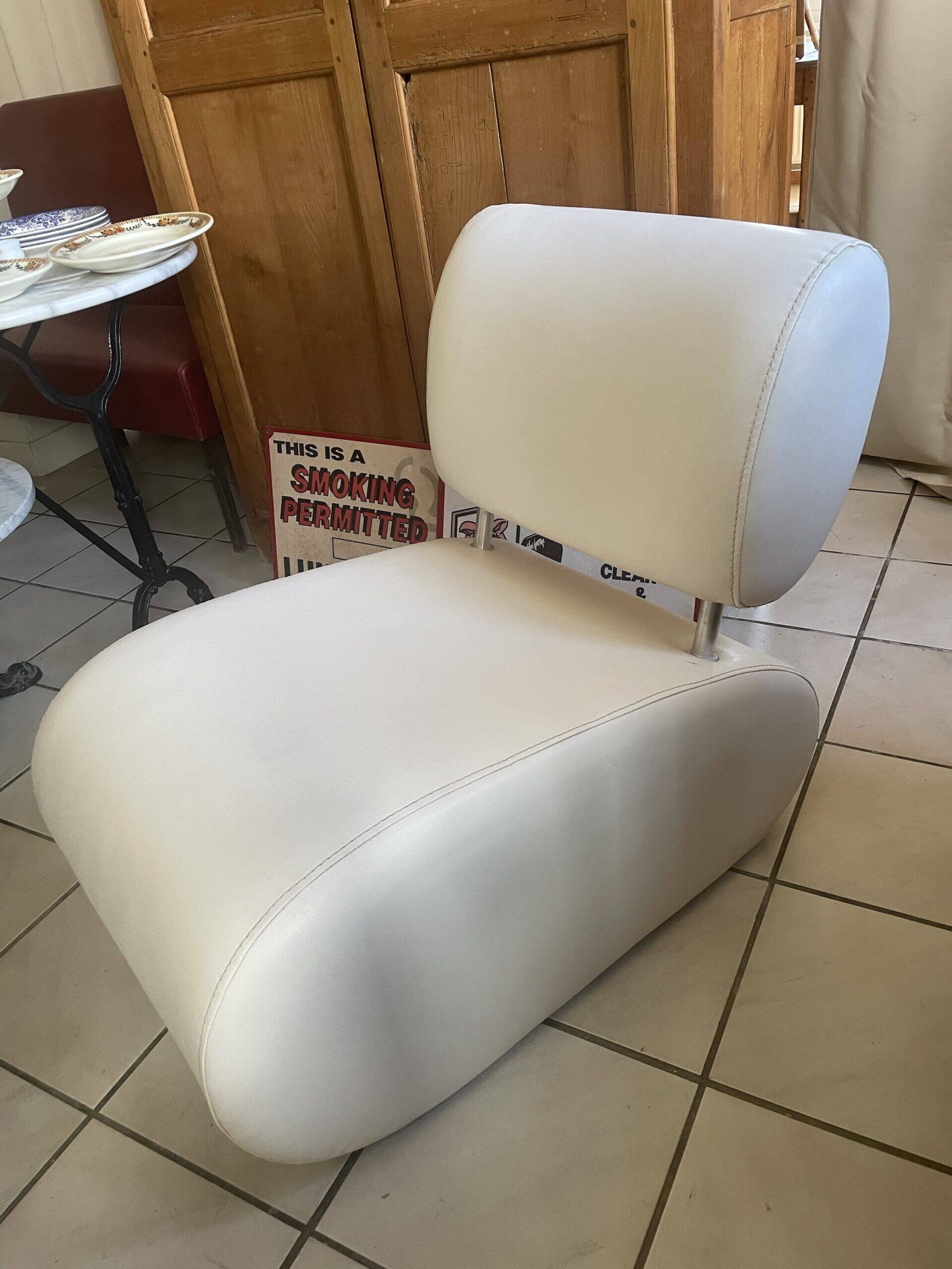German white armchair Cotta Collection 1970