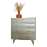 Commode vintage pieds compas