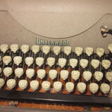 Underwood typewrite 1950