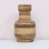 Vintage brown ceramic vase