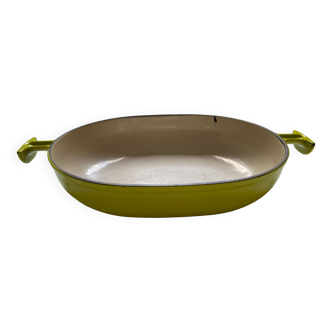 Vintage cast iron gratin dish Le Creuset
