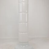 Italian opaline glass zea floor lamp by Salocchi for Lumenform, 1970s