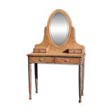 Dresser from the early 19th century with a cheval mirror.
