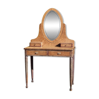 Dresser from the early 19th century with a cheval mirror.