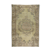 Anatolian handmade vintage rug 283 cm x 172 cm