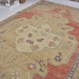 Decorative Handwoven Vintage Wool Rug sku1467