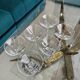 Censo crystal martini glasses, 1980s, set of 6