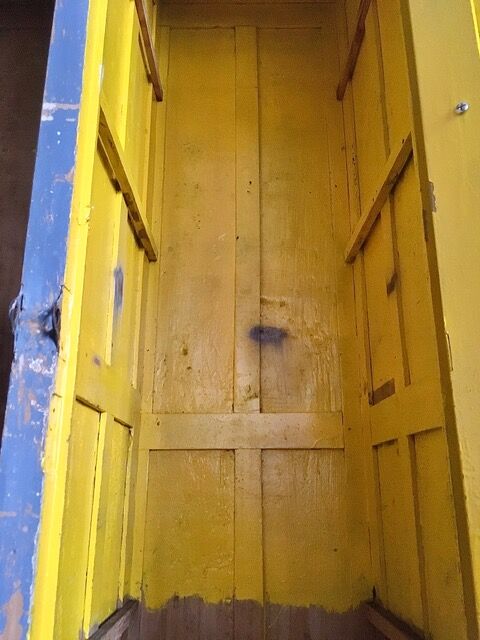 Old wooden cabinet 2 doors