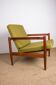 Danish Teak and fabric armchair by Børge Jensen & Sønner 1960