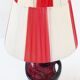 Adorable lampe années 50 en céramique et raphia de nylon 1950 vintage 50's rockabilly