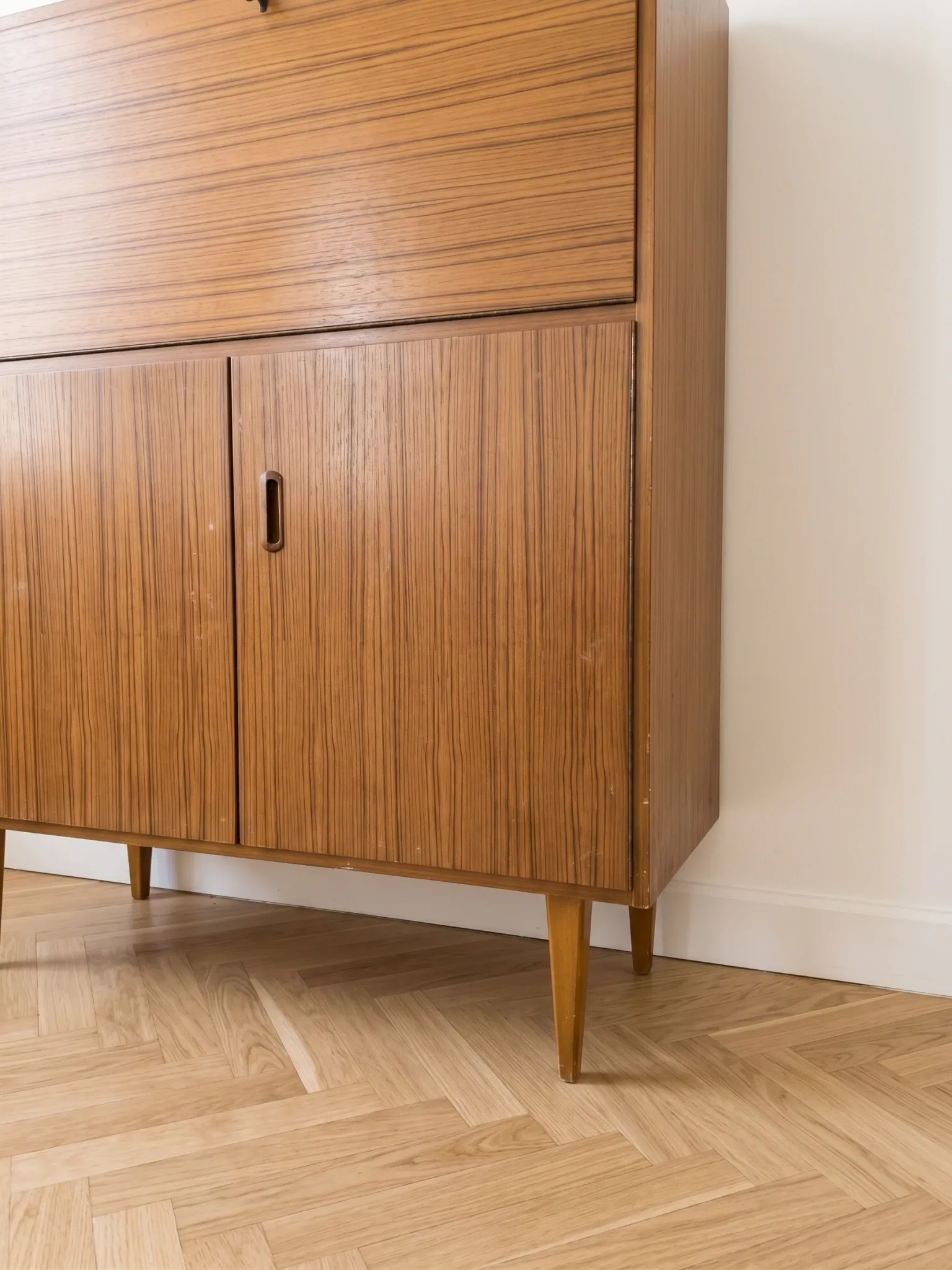 Secrétaire en bois, années 50