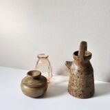 Pichet en grès pyrité