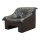 Fauteuil en cuir, design italien, années 1960, production : Italie