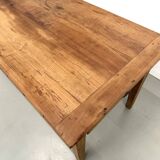 Solid walnut table - Tapered legs