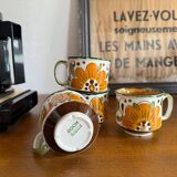 Boch La Louvière cups - Paradiso Yellow series