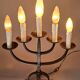 Brutalist 5-light candelabra 1950/1960.