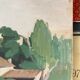Vintage landscape painting