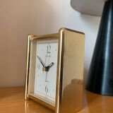 Seiko vintage gold quartz alarm clock