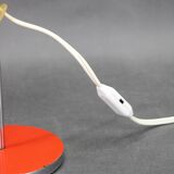 1960s Josef Hurka Red Table Lamp for Lidokov , Czechoslovakia