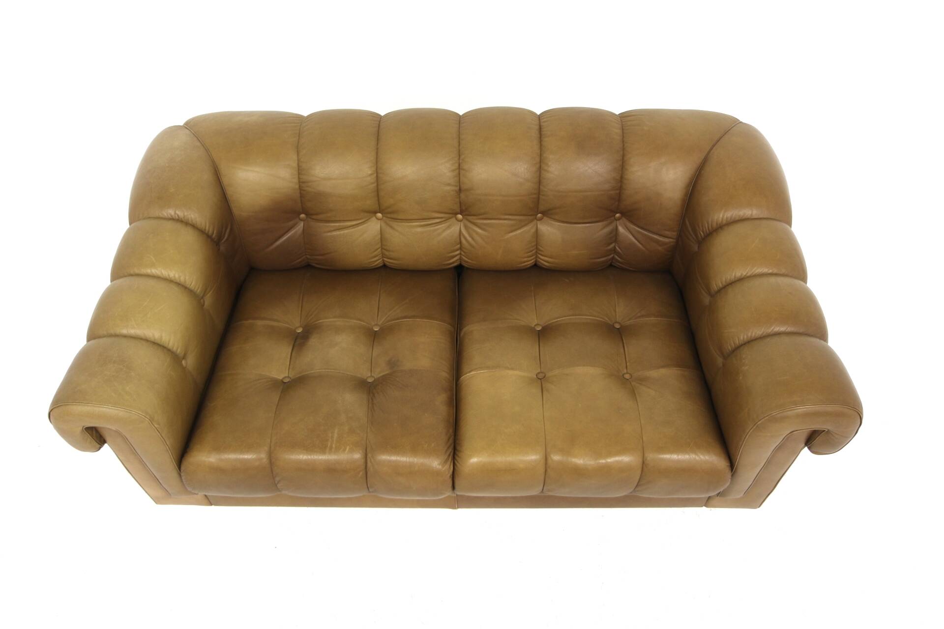 Vintage leather sofa, Sweden, 1990s