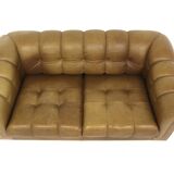 Vintage leather sofa, Sweden, 1990s