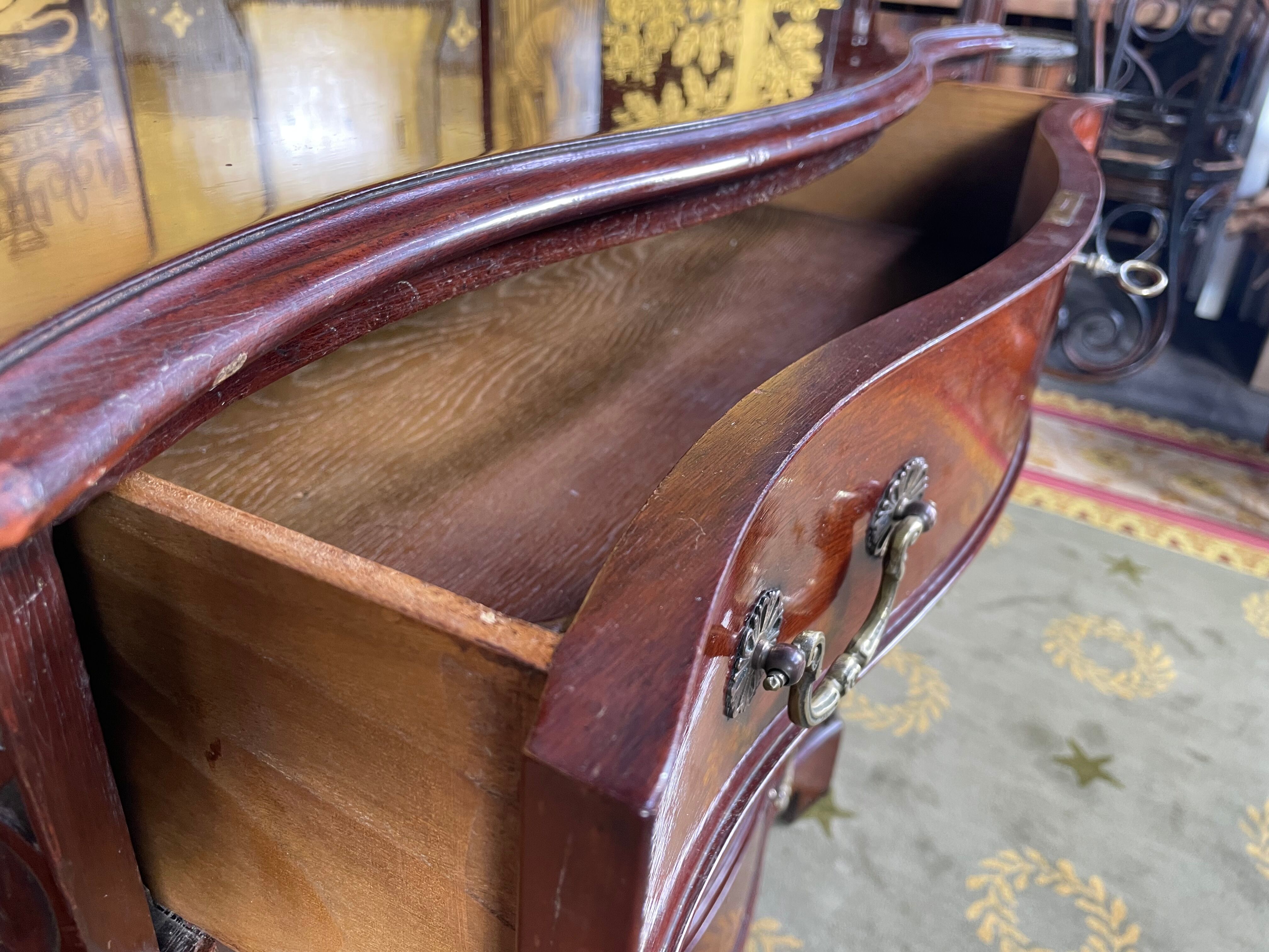 Restored English mahogany dresser