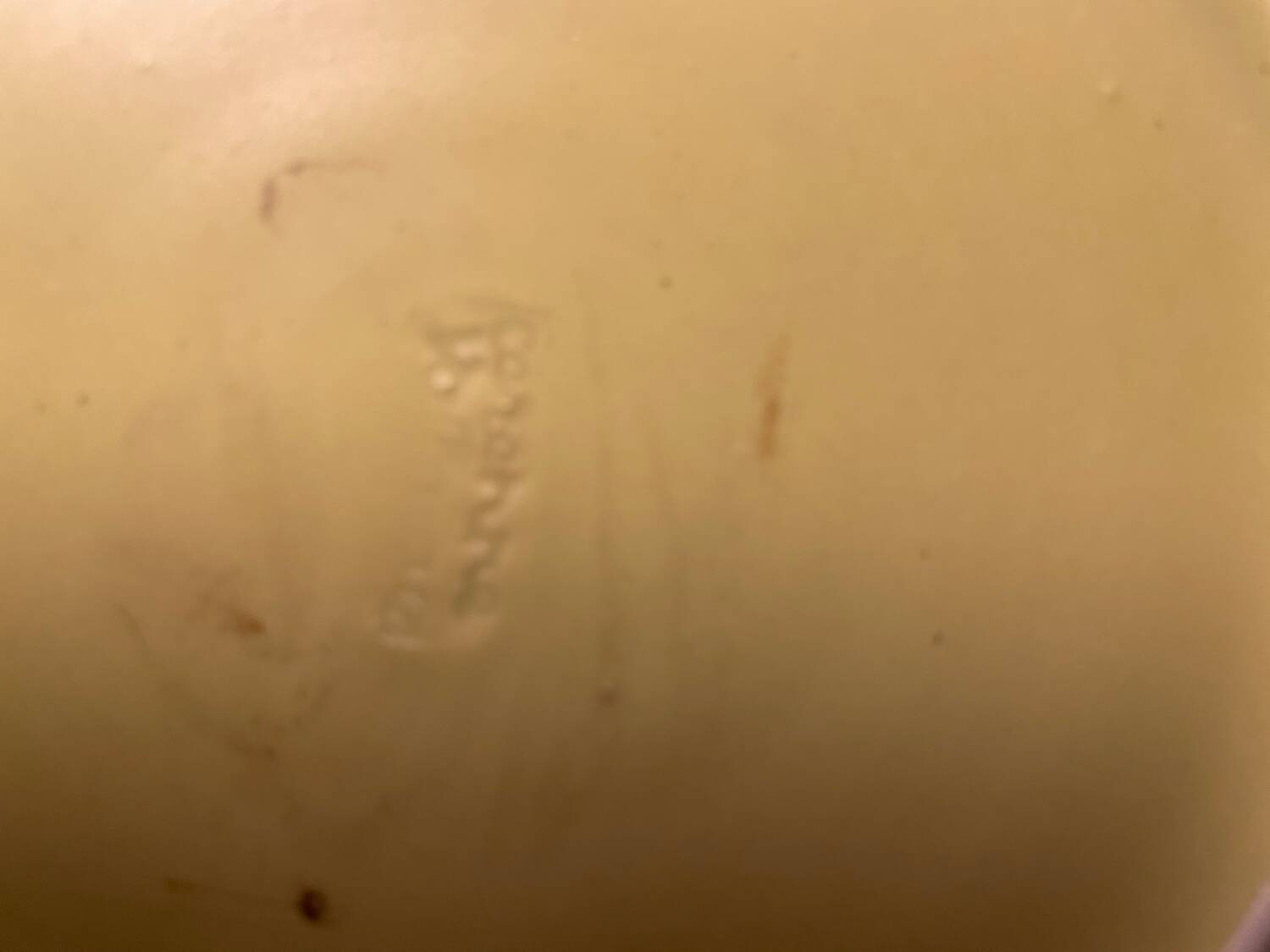 Vintage plate from the cerenne workshops, vallauris