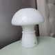 Lampe de table champignon en verre vintage, design danois Odreco, années 80