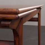 Mid-century Extendable Rosewood Dining Table, Model 10, Johannes Andersen for Hans Bech, Denmark, 19