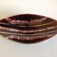 Empty pocket in chocolate color cermal by Jasba / vintage 60s-70s